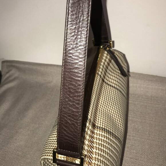 Lauren Ralph Lauren Houndstooth Barrel Bag - Picture 14 of 16